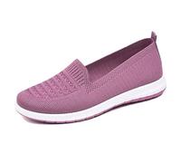 Generisch Breathable Mesh Clogs Low Summer Slip On Shoes for Mothers, purple, 5 UK
