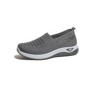 Generisch Breathable mesh slip-on shoes - lightweight, comfortable casual shoes with soft sole for everyday easy putting on, darkgray, 9 UK