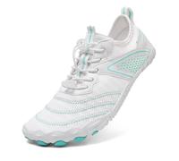 Generisch Breathable Slip On Sneakers for Men, Casual Low Heel Shoes for Everyday Beach Walks, Comfortable Lightweight Slip On Sneakers, Water Friendly Loafers, Mint Green, 10 UK