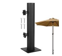 Generisch Brigged Patio Umbrella Base, Multifunctional Support for Open Air Setting with Ground Stake, Resistant Support for Outdoor Table