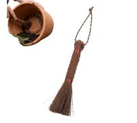 Generisch Brush for Bonsai as a Sweeping Broom - Broom for Cleaning | Bonsai Tools Made of Palm Fibre | For Cleaning Garden, Floor, Yard, Potted Plants, and Coffee Machine