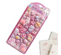 Generisch Bubble Stickers | Reusable, Removable, Funny Cartoon Stickers for Children's Diaries with Animal Motifs - For Home, Party, Classroom, Scrapbooking, Mobile Phone Case, Computer, Note