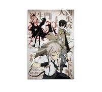 Generisch Bungou Stray Dogs Poster Anime For Room, Aesthetic Canvas Wall Art, Bedroom Decor Poster, 12 x 18 inches (30 x 45 cm)