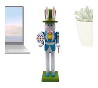 Generisch Bunny Nutcracker, Easter Slutty Bunny - Ornament - 12 Inch - Easter Decoration Creative - Rabbit Figure Ornament for Bookshelf and Table