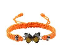 Generisch Butterfly Bracelets for Teen Girls, Adjustable Cord, Butterfly Bracelets for Women, Cute Butterfly Charm Bracelets England Bracelet, one size, Wire rope, No Gemstone