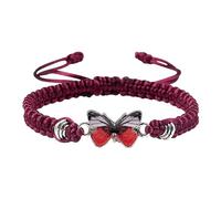 Generisch Butterfly Bracelets for Teen Girls, Adjustable Cord, Butterfly Bracelets for Women, Cute Butterfly Charm Bracelets England Bracelet, one size, Wire rope, No Gemstone