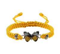 Generisch Butterfly Bracelets for Teen Girls, Adjustable Cord, Butterfly Bracelets for Women, Cute Butterfly Charm Bracelets England Bracelet, one size, Wire rope, No Gemstone