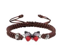 Generisch Butterfly Bracelets for Teen Girls, Adjustable Cord, Butterfly Bracelets for Women, Cute Butterfly Charm Bracelets England Bracelet, one size, Wire rope, No Gemstone