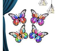Generisch Butterfly Decoration for the Garden, Rust Protection Metal Ornament, Butterfly Decorations for Outdoor Use - for Home, Bedroom, Holiday, Mother's Day, Garden, Patio, Balcony