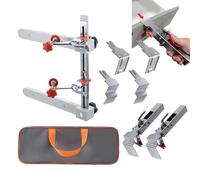 Generisch Cabinet Hardware Jig, Adjustable Handle Drill Guide, 18.5 x 1.97 x 1.97 in Mount Installation Kit Template, Precision Alignment Tool for Cabinet Doors, Drawer Pulls, Dresser & Toolbox