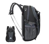 Generisch Camping Backpack, 35 Litre Waterproof Lightweight Backpack, Hiking and Backpacking Backpacks, for Women, Men, Travel, Trekking and Mountaineering, black, Siehe Beschreibung, See description