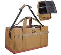 Generisch Camping Bags, Camp Kitchen , Large Capacity Waterproof Heavy-Duty Storage Case Portable Gear Carrier Supplies for Adventure, Vehicle, Tent, Hiking, Travel, Road, brown, Siehe