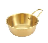 Generisch Camping Bowel - Rice Wine Bowl with Handle | Stainless Steel Camping Pot | Korean Traditional Wine Bowls | Makgeolli Bowl Pot, Hiking Soup Plate, Outdoor Camping Survival Accessories