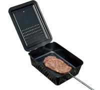 Generisch Camping Popcorn Maker, Foldable Non-Stick Cooking Pan, Long Handle Popcorn Maker, For Picnic, Hiking, Travel, Cooking, Outdoor Grilling, Barbecue and Noodles