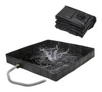 Generisch Camping Shower Tray - Folding Outdoor Shower Tray with Drain Pipe, Portable Bath Mat | Waterproof Floor Mat for Shower Tent, Motorhome, Camping, Pets, Washing
