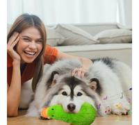 Generisch Canard Peluche Qui Couine - 9 Inch Jouet | Peluche Dog Toy - Squeaky Chew Play Offre Divertissement Amusant Pour Chiens Chats idéal Pour Animaux Amoureux du Monde Animal