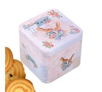 Generisch Candy Boxes, Treat Container, Storage Box, Decorative Tin Box, for Party, Celebration, Biscuits, Snacks, Home, Living Room