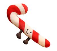 Generisch Candy Cane Design Plush Cushion - Colourful Home Cushion - Christmas Plush Toy 30 cm for Children's Room Living Room Car Aeroplane Party Decoration