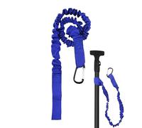 Generisch Canoe Equipment Thailand Kayak Pole Holder Line Safety Line for Fishing Boat Tool Paddle Holder Fall Proof Bungee Strap Carabiner, 1.6m Stretch
