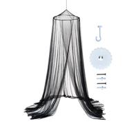 Generisch Canopy Bed Curtains | Elegant Dome Room Decor | Ceiling Canopy Tent Bed for Single Bed - for Small Large Sizes Girls Women Blanket Home Dorm Travel