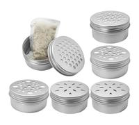 Generisch Cans for the Odour Work of Dogs, 6-Piece Metal Ventilation Container, Dog Smelling Training Cans and Odour Training, for Hunting, Backyard, Patio, and Kennel