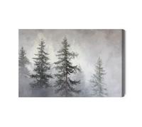 Generisch Canvas Picture "Bamboo in the Morning Light" - Zen Wall Decoration & Art Print in Asian Style | Wall Pictures for Living Room Bedroom Hallway | High-Quality Canvas Pictures 45 x 30 cm