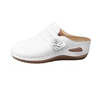 Generisch Canvas Shoes Women's Blue Large Sizes with Platform Headband and Open Toe Ice Hockey Shoes Women, White, 6 UK