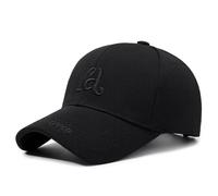 Generisch Cap Men's Summer Caps for Men Women Show Faces Small Artifacts Korean Version of Texture Full Large Heads Baseball Caps Versatile Sunglasses, black, One Size