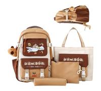 Generisch Capybara Bag - Cute Multiple Storage Space, Funny School Backpack as Shoulder Bag, for Girls, Children, Home, School, Travel, Leisure, c, see description, See description