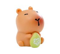 Generisch Capybara Mini Figures - Decoration for the Table, Flower Pot Decorative Figure, Bookcase, Windowsill, Bookcase, Showcase, Dressing Table, Bedside Table, Study, Bedroom, Living Room