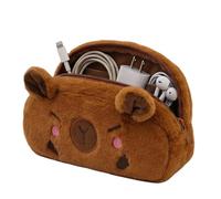 Generisch Capybara Pencil Case | Capybara Pencil Case with Zip, Plush Case for Pens | For Students School Travel Storage, a, Siehe Beschreibung, See description