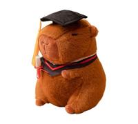 Generisch Capybara Plush Comfortable Capybara Plush Toy, Exquisite Craft Know-How Graduation School for Tablet, Sofa, Bedroom, Living Room Decoration