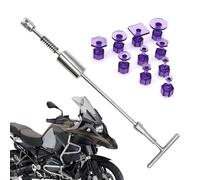 Generisch Car Body Dent Repair Dent Puller Kit Hand Tool Set Removal T Bar Slide Hammer Car Repair Dent Puller Car Dent Puller Tool Set Dent Puller with 10 Puller