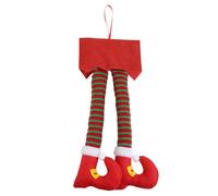Generisch Car Boot Decoration Figures - Decoration for Santa's Legs, Santa Claus Legs Pendant for Christmas Wreath, For Christmas Tree, SUV, Truck, Motorcycle, Vehicle, Scooter