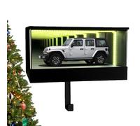 Generisch Car Key Holder Wall Mount - Soft White LED Hanger, Infinity Mirror Garage White LED Key Holder - For Men Entrance Area House Entrance Outdoor Gate Entrance Shelf