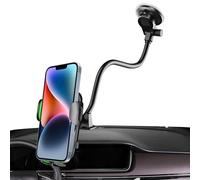 Generisch Car Phone Mount - Phone Mount Stand Suction Cup Car Dashboard Windshield Suction Cup Long Arm Car Phône Mounting Stand Thickened Adjustable Cars Phône Holder for Windshield Dashboard