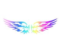 Generisch Car Sticker, Car Sticker, Waterproof Adhesive | Multi-coloured sticker, reflective colourful self-adhesive car sticker for the Dapeng spreads its wings