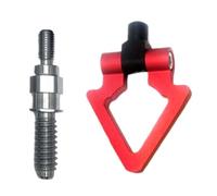 Generisch Car Tow Hook, Car Pull Ring | Styling Round Shape Car Pull Hook | Multifunctional Modification Connection Accessories, Car Exterior Decoration for SUV Sedans