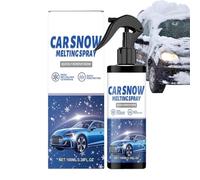Generisch Car Windscreen Spray - 100 ml Vehicle Snow Melting Agent - Front Windscreen Ice Remover, For Drivers, SUVs, Saloons, Winter Everyday Commuter Long Distance Parking In Frost