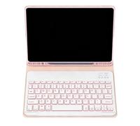 Generisch Carcasa Protectora Con Teclado para Tablet 27.5 x 20.5 x 2.5 cm - Cubierta Retroiluminada ABS - Soporte Magnético Con Ranura para Bolígrafo - para Escuela, Viajes, Estudio, Negocios Y Hogar