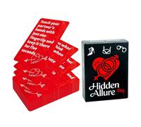 Generisch Card Game for Couples and Adults - 50 Cards Compact Romantic Intimate Entertaining, Date Night Game - For Valentine's Day Anniversaries Birthdays Adventures Home and Travel