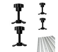 Generisch Cargo Control L Track Stud Bolts, Lashing Strap Locking Bolt Hardware 4 Pieces, L Track Stud Bolt Replacement Parts for Truck Loads, Trailers, Ship Decks, Owners and Enthusiasts