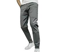 Generisch Cargo Trousers Men's Plain Casual Trousers Lightweight Summer Trousers Stretch Jogging Bottoms Summer Men's Trousers Baggy Sports Trousers Basic Training Trousers Breathable Outdoor Trousers