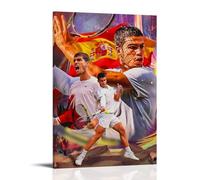 Generisch Carlos Alcaraz Art Poster on Tennis Canvas Room Beautiful Wall Art Prints Home Modern Decorations 24 x 36 inches (60 x 90 cm)