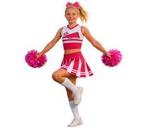 Generisch Carnival Cosplay Costume Elegant Cheerleader Costume for Girls, Ideal for Dance Performances at the Court, Children's Parties