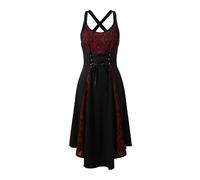 Generisch Carnival Costume Winter Coat Women's Gothic Steampunk Renaissance Dress Dresses 50s Vintage Medieval Retro Cocktail Dress Women Party Dress for Cocktail Cosplay Party