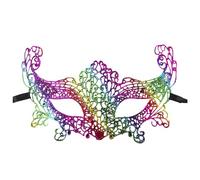 Generisch Carnival Masquerade Mask for Costume Parties Decorations at Festivals Events (Blue, One Size)