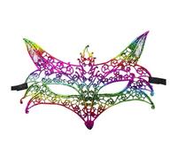 Generisch Carnival Masquerade Mask for Costume Parties Decorations at Festivals Events (Khaki, One Size)