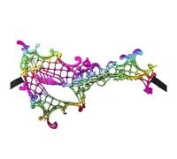 Generisch Carnival Masquerade Mask for Costume Parties Decorations at Festivals Events (Red, One Size)