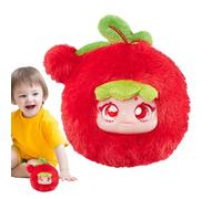 Generisch Cartoon Fruit Character Plush Set - Adorable Rag Doll Toy Collection, Soft Collectible Plush Figures, Decorative Party Favors | Kids Kids Christmas Birthday Travel